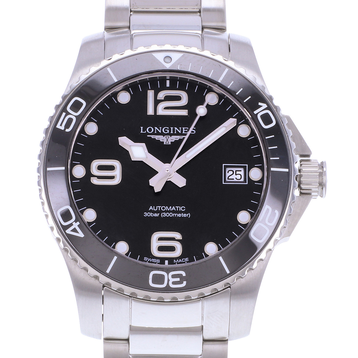 Montre d'occasion LONGINES HydroConquest Automatique homme automatique bracelet acier - vue D1