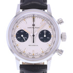Montre d'occasion HAMILTON American Classic Intra-Matic Chronographe homme mécanique bracelet cuir d'origine - vue D1