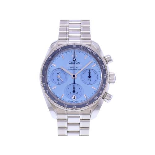 Montre d'occasion OMEGA Speedmaster 38 homme mouvement automatique certifié (cosc) bracelet acier
