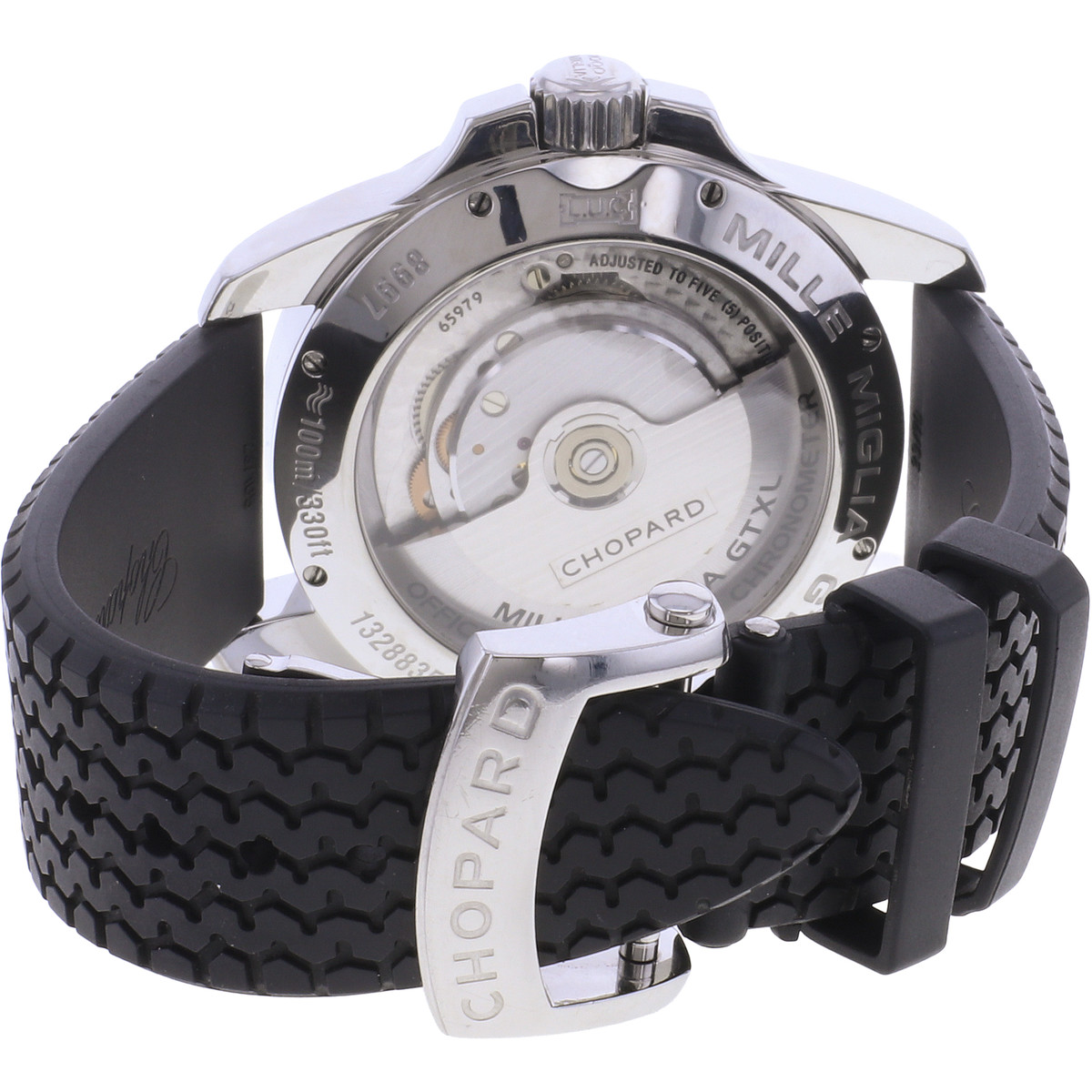 Montre d'occasion CHOPARD Mille Miglia GT XL homme mouvement automatique certifié (cosc) bracelet caoutchouc - vue 3