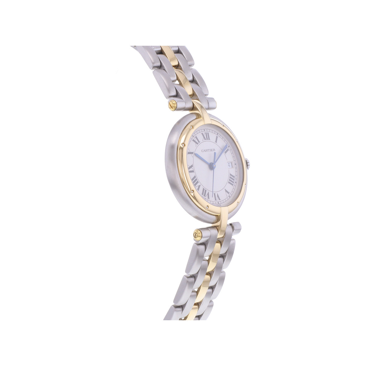 Montre d'occasion CARTIER Panthère Vendôme femme quartz bracelet or jaune 750/000 et acier - vue 2