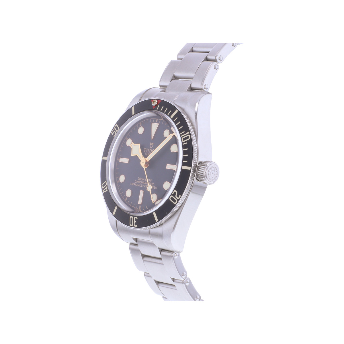Montre d'occasion TUDOR Black Bay 58 homme mouvement automatique certifié (cosc) bracelet acier - vue D2