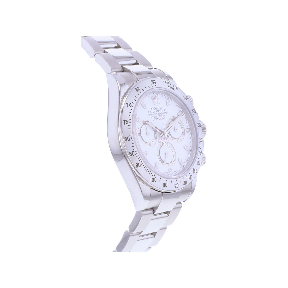 Montre d'occasion ROLEX Cosmograph Daytona APH homme mouvement automatique certifié (cosc) bracelet acier - vue 2