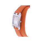 Montre d'occasion HERMES Cape Cod femme quartz bracelet cuir - vue D2