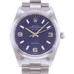 Montre d'occasion ROLEX Air King Precision homme automatique bracelet acier - vue D1