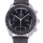 Montre d'occasion OMEGA Speedmaster Reduced homme automatique bracelet cuir - vue D1