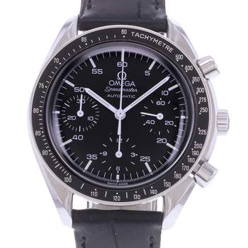Montre d'occasion OMEGA Speedmaster Reduced homme automatique bracelet cuir