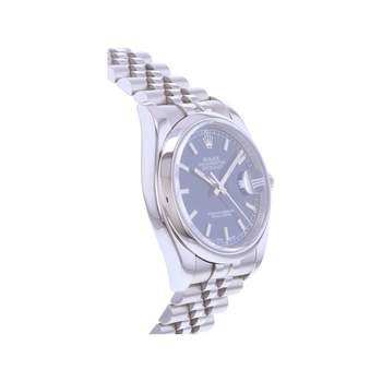Montre d'occasion ROLEX DateJust 36 homme mouvement automatique certifié (cosc) bracelet acier