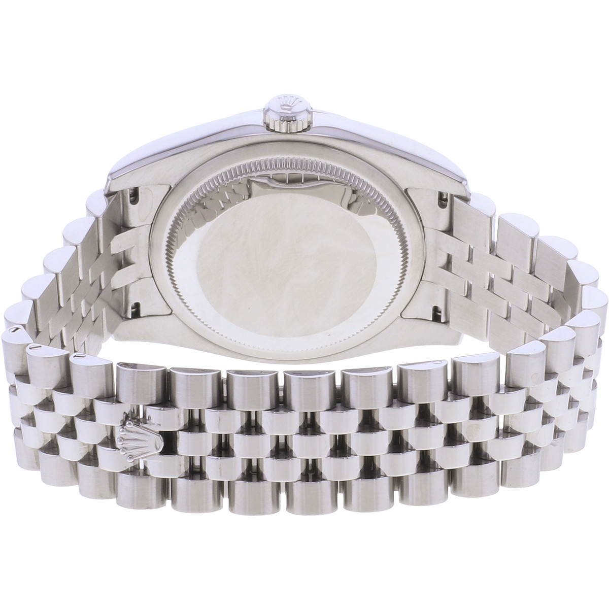 Montre d'occasion ROLEX DateJust 36 homme mouvement automatique certifié (cosc) bracelet acier - vue 3