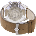 Montre d'occasion OMEGA Speedmaster Moonwatch Vintage homme mécanique bracelet cuir cresus - vue 3