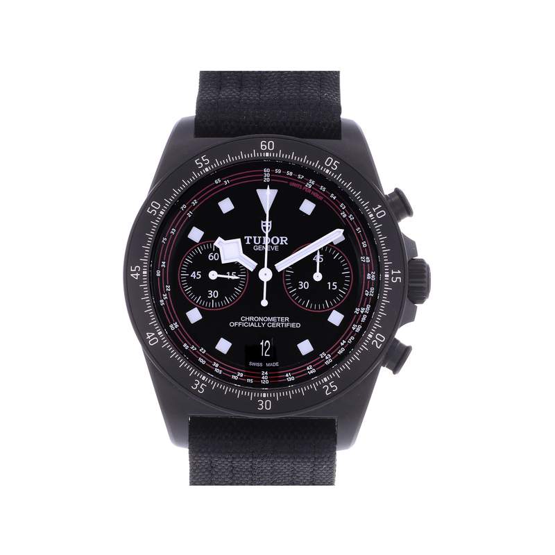 Montre d'occasion TUDOR Pelagos FXD Chrono homme mouvement automatique certifié (cosc) bracelet nato - vue 1