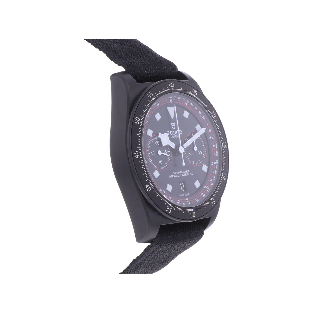 Montre d'occasion TUDOR Pelagos FXD Chrono homme mouvement automatique certifié (cosc) bracelet nato - vue 2