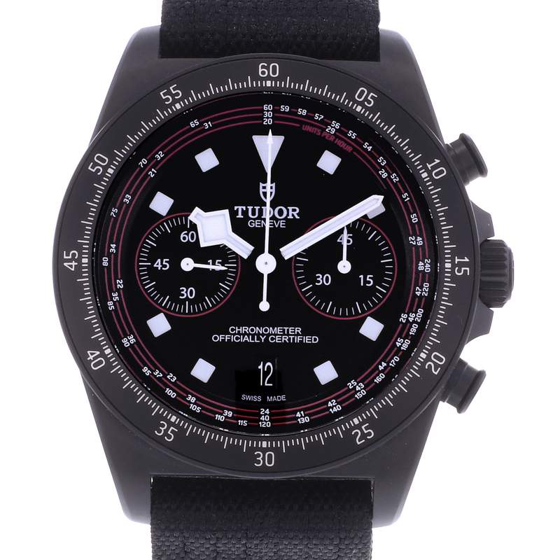 Montre d'occasion TUDOR Pelagos FXD Chrono homme mouvement automatique certifié (cosc) bracelet nato - vue D1