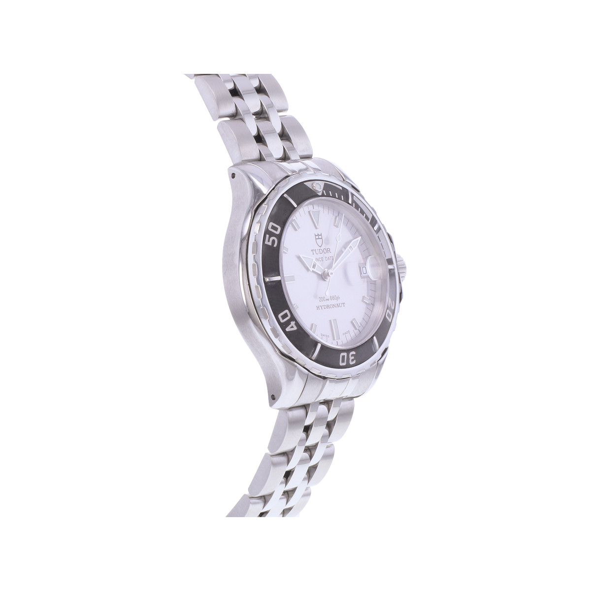 Montre d'occasion TUDOR Prince Date Hydronaut mixte automatique bracelet acier - vue 2