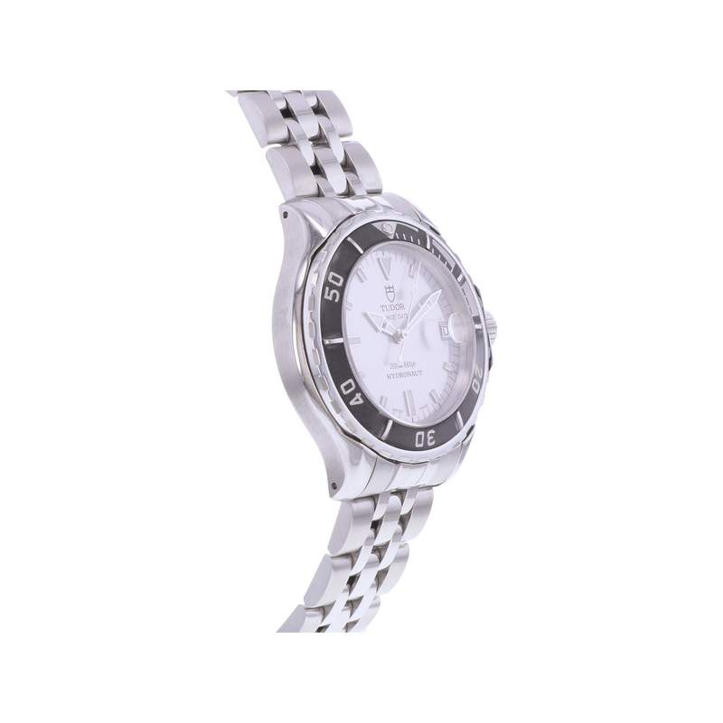 Montre d'occasion TUDOR Prince Date Hydronaut mixte automatique bracelet acier - vue 2
