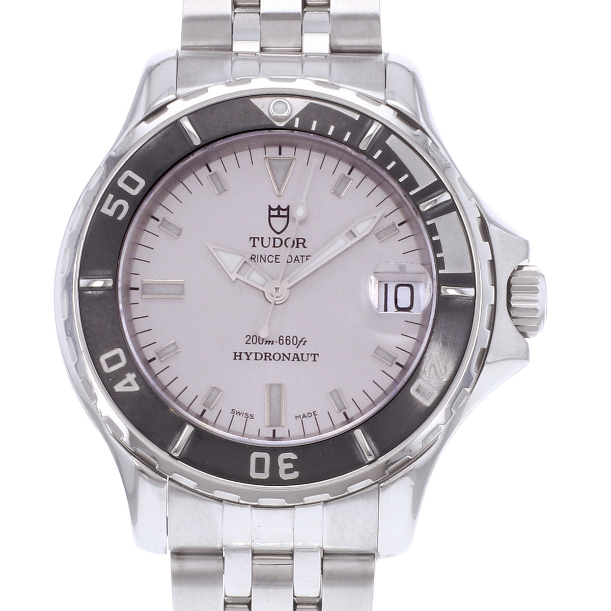 Montre d'occasion TUDOR Prince Date Hydronaut mixte automatique bracelet acier - vue D1