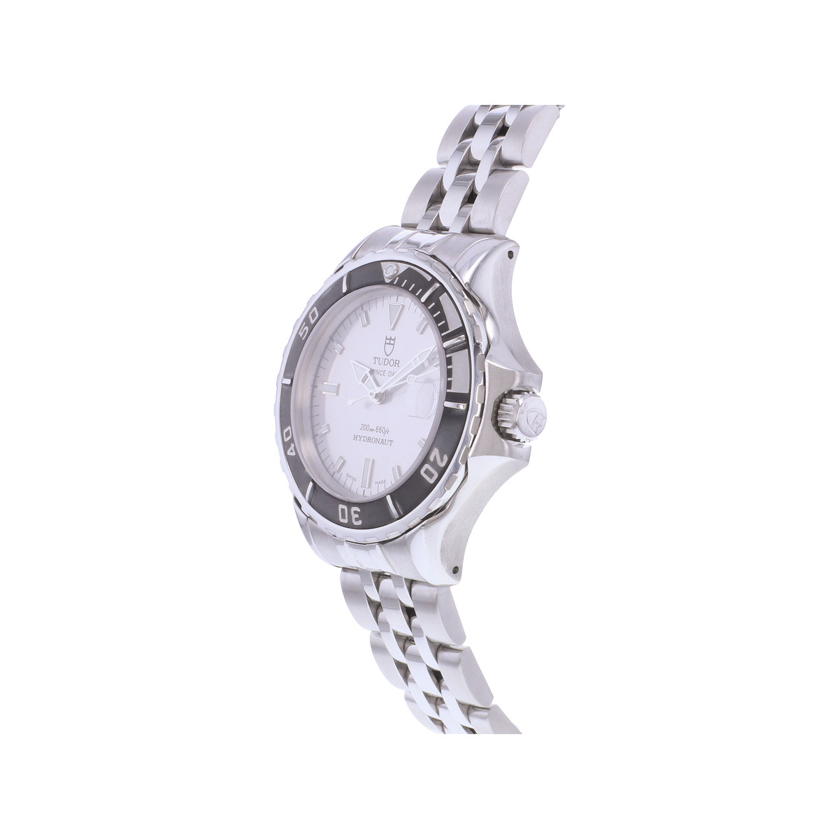 Montre d'occasion TUDOR Prince Date Hydronaut mixte automatique bracelet acier - vue D2