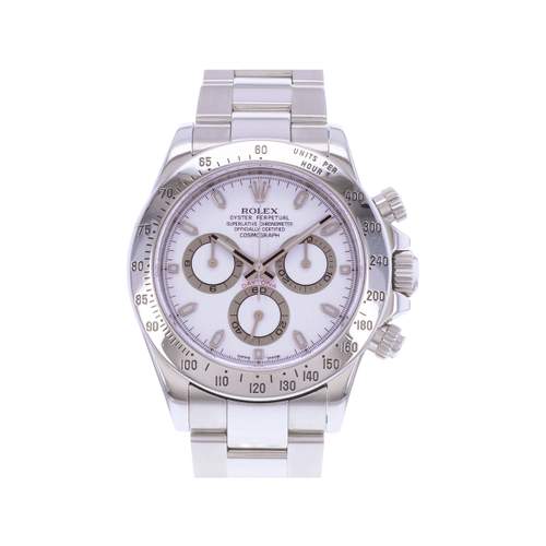 Montre d'occasion ROLEX Cosmograph Daytona APH homme mouvement automatique certifié (cosc) bracelet acier