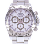 Montre d'occasion ROLEX Cosmograph Daytona APH homme mouvement automatique certifié (cosc) bracelet acier - vue D1