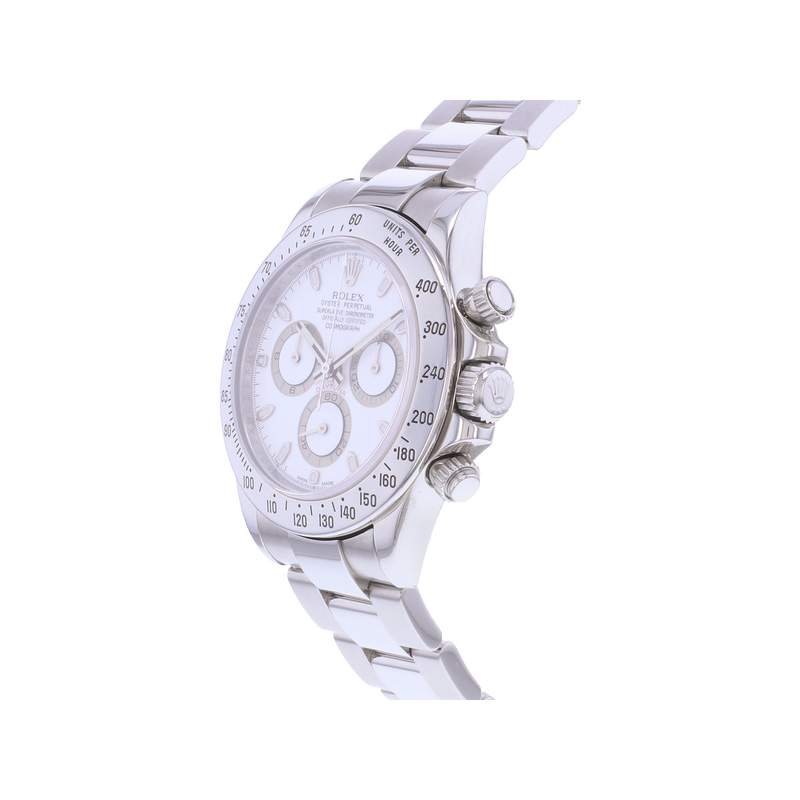 Montre d'occasion ROLEX Cosmograph Daytona APH homme mouvement automatique certifié (cosc) bracelet acier - vue D2