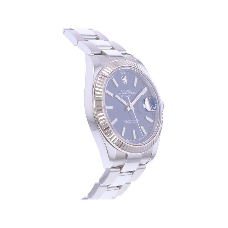 Montre d'occasion ROLEX DateJust 41 homme mouvement automatique certifié (cosc) bracelet acier - vue 2