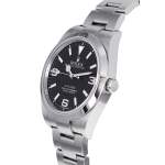 Montre d'occasion ROLEX Explorer I Mark 1 homme mouvement automatique certifié (cosc) bracelet acier - vue D2