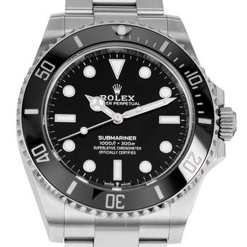 Montre d'occasion ROLEX Submariner Céramique homme mouvement automatique certifié (cosc) bracelet acier