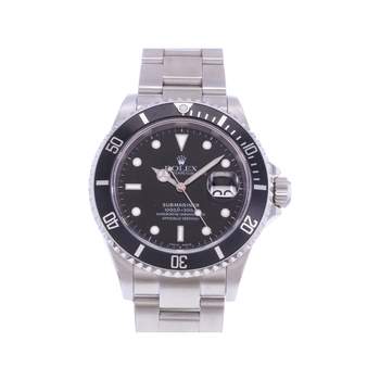 Montre d'occasion ROLEX Submariner Date homme mouvement automatique certifié (cosc) bracelet acier