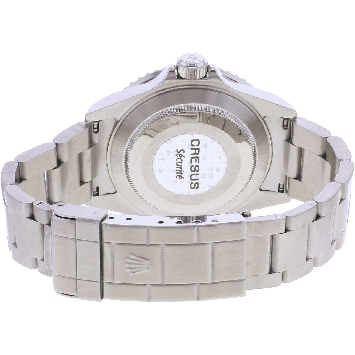 Montre d'occasion ROLEX Submariner Date homme mouvement automatique certifié (cosc) bracelet acier - vue 3