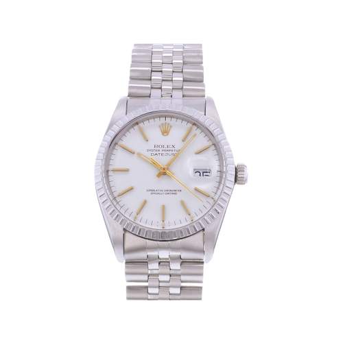 Montre d'occasion ROLEX DateJust homme mouvement automatique certifié (cosc) bracelet acier