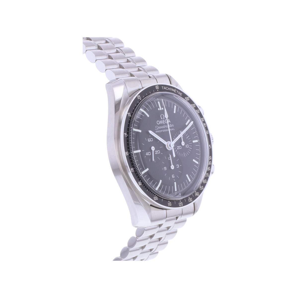 Montre d'occasion OMEGA Speedmaster Moonwatch homme mécanique bracelet acier - vue 2