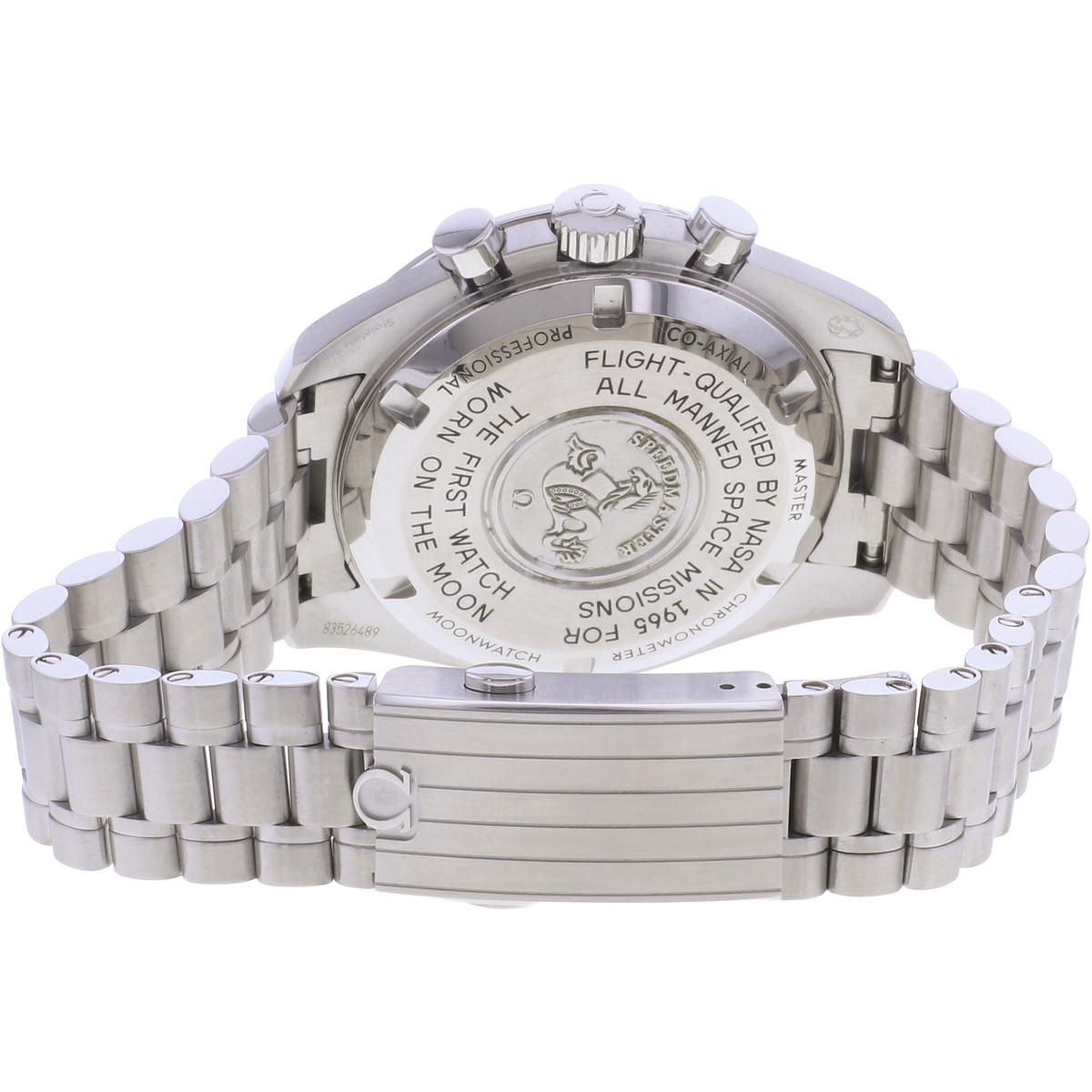 Montre d'occasion OMEGA Speedmaster Moonwatch homme mécanique bracelet acier - vue 3
