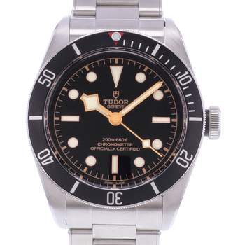Montre d'occasion TUDOR Black Bay 41 homme mouvement automatique certifié (cosc) bracelet acier