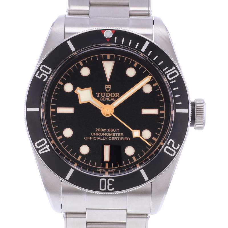 Montre d'occasion TUDOR Black Bay 41 homme mouvement automatique certifié (cosc) bracelet acier - vue D1