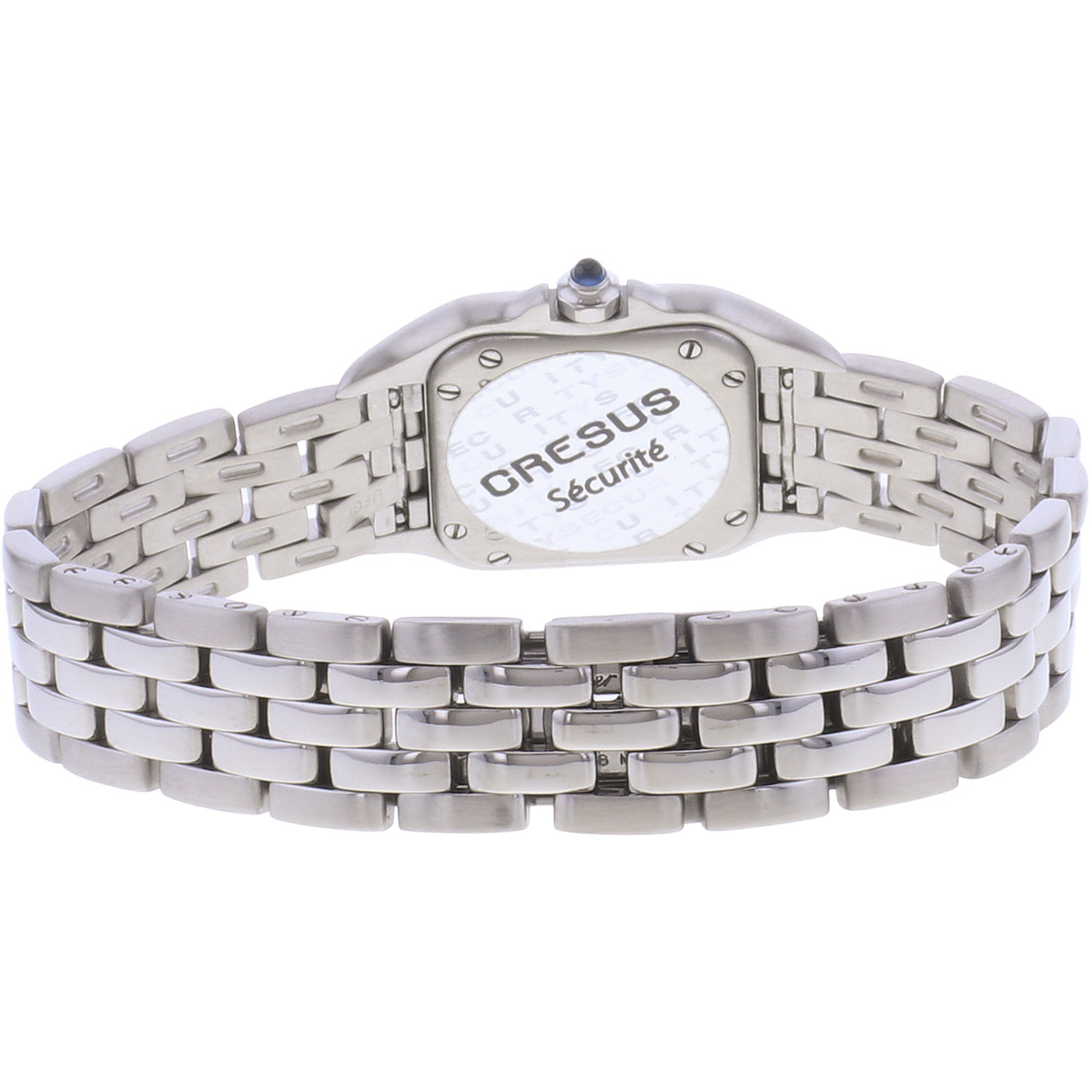Montre d'occasion CARTIER Panthère femme quartz bracelet acier - vue 3