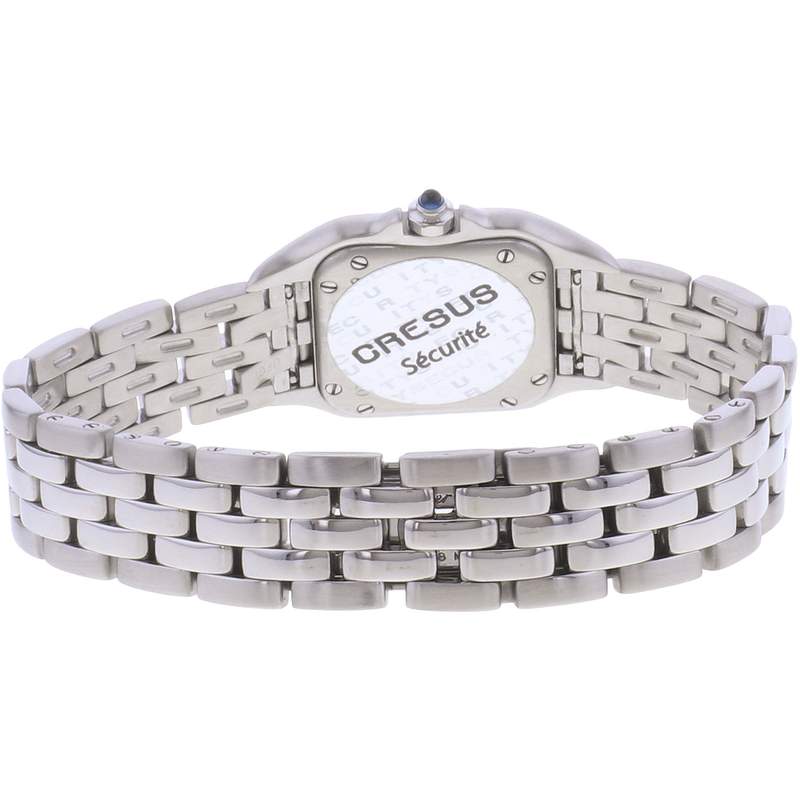 Montre d'occasion CARTIER Panthère femme quartz bracelet acier - vue 3