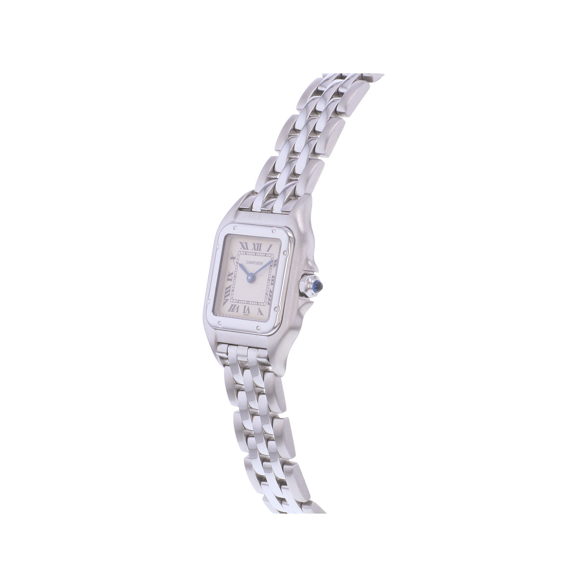 Montre d'occasion CARTIER Panthère femme quartz bracelet acier - vue D2