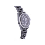 Montre d'occasion CHANEL J12 33 mm Index diamants femme quartz bracelet céramique - vue 2