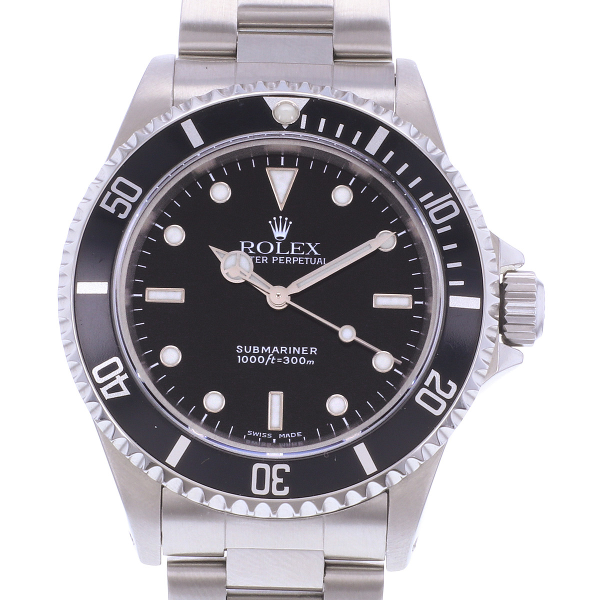 Montre d'occasion ROLEX Submariner homme automatique bracelet acier - vue D1