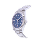 Montre d'occasion ROLEX Oyster Perpetual 'Med blue' homme mouvement automatique certifié (cosc) bracelet acier - vue D2