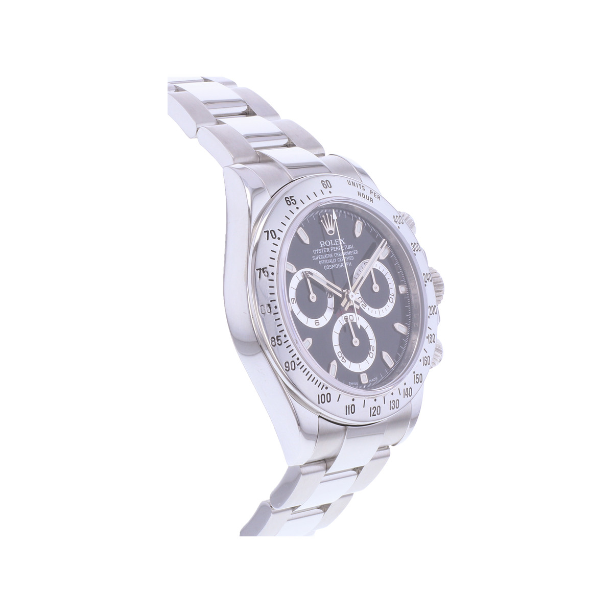 Montre d'occasion ROLEX Cosmograph Daytona homme mouvement automatique certifié (cosc) bracelet acier - vue 2