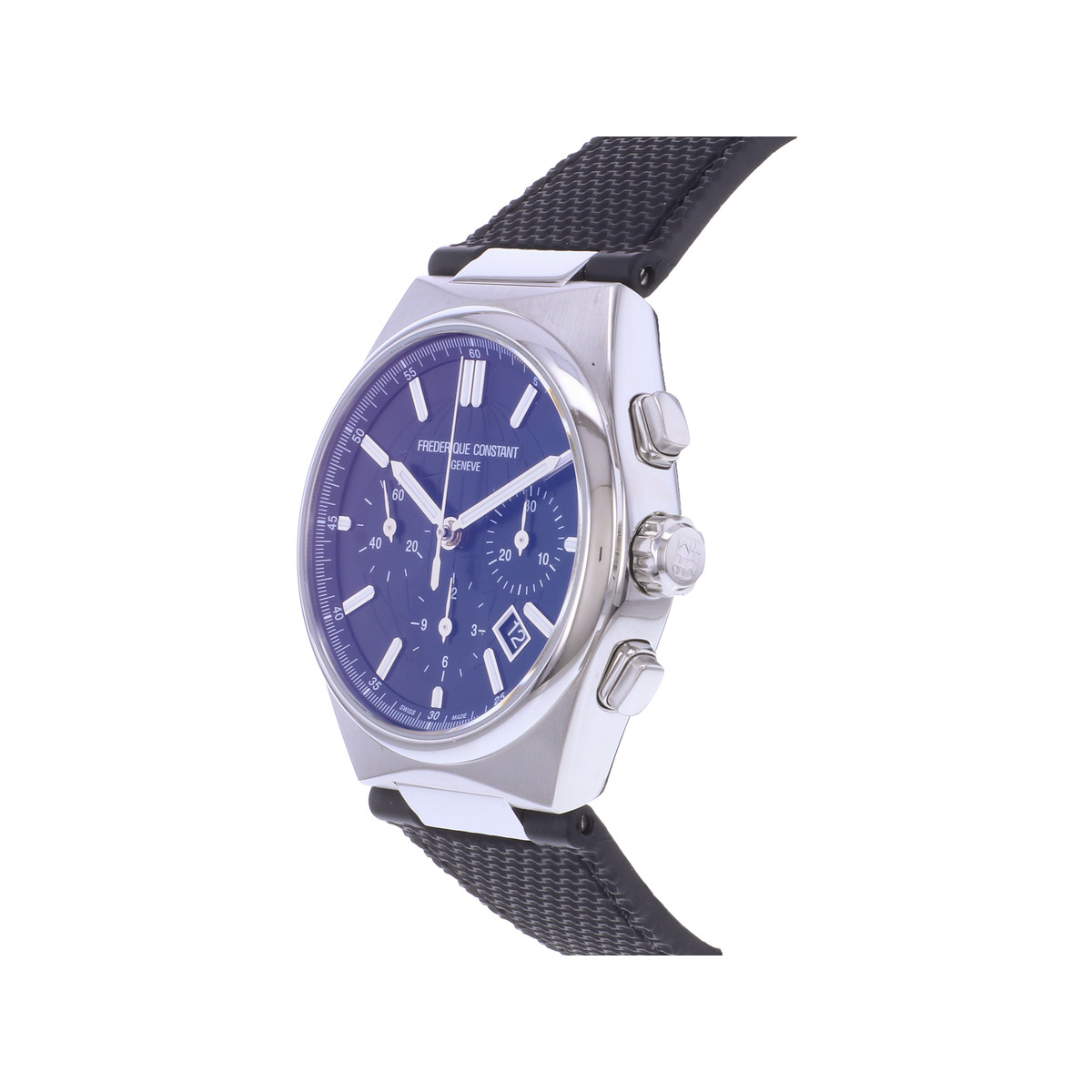 Montre d'occasion FREDERIQUE CONSTANT Highlife Chronographe Automatic homme automatique bracelet caoutchouc - vue D2