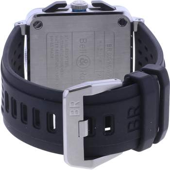 Montre d'occasion BELL & ROSS BR03-94 Chronographe ALPINE homme automatique bracelet caoutchouc