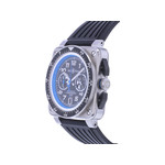 Montre d'occasion BELL & ROSS BR03-94 Chronographe ALPINE homme automatique bracelet caoutchouc - vue D2