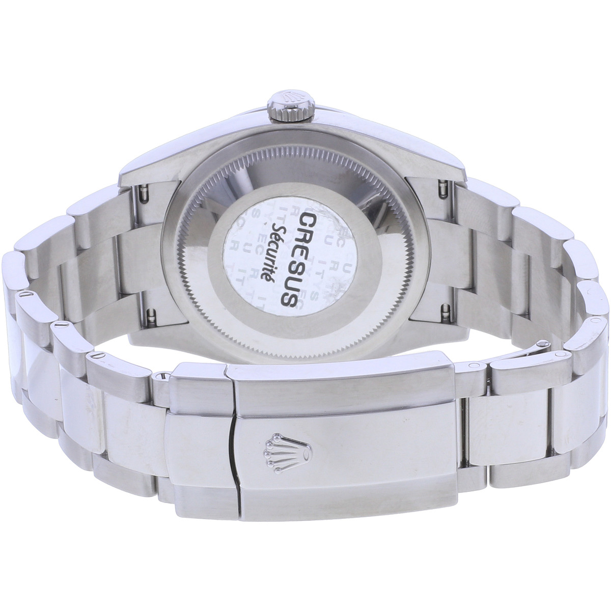 Montre d'occasion ROLEX DateJust 36 homme mouvement automatique certifié (cosc) bracelet acier - vue 3