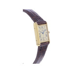 Montre d'occasion CARTIER Tank Must Vermeil XL homme quartz bracelet cuir cresus - vue 2
