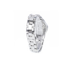 Montre d'occasion BAUME ET MERCIER Linea Diamants femme quartz bracelet acier - vue D4