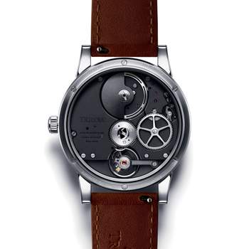 Montre d'occasion TRILOBE Les Matinaux 40.5 mm homme automatique bracelet cuir d'origine