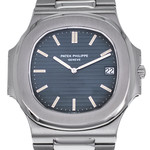 Montre d'occasion PATEK PHILIPPE Nautilus Jumbo homme automatique bracelet acier - vue D1