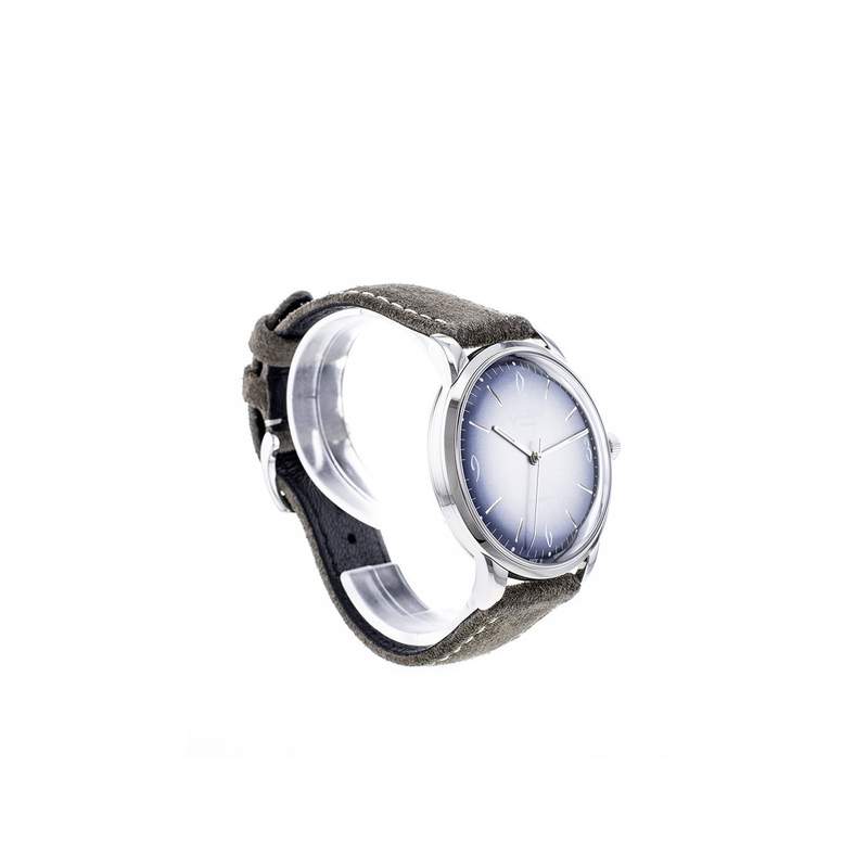 Montre d'occasion GLASHUTTE ORIGINAL Sixties Edition annuelle homme automatique bracelet cuir d'origine - vue 2